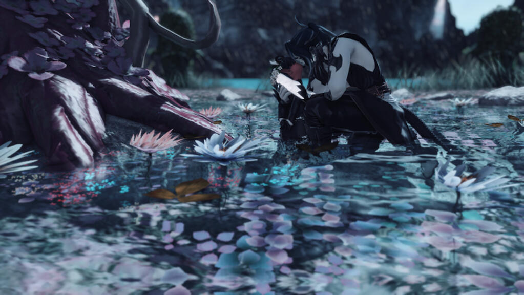 Even in the rain, Xel was a beautiful bride.